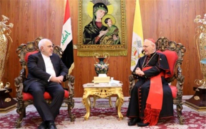 گفت‌وگوی ظریف با سراسقف کلیسای کاتولیک کلدانیان جهان