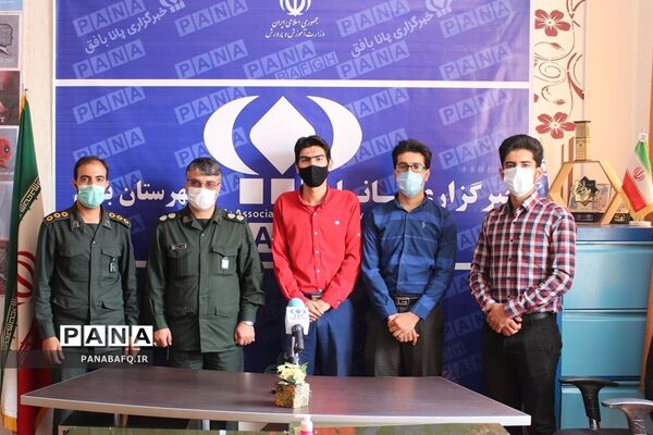 بازدید فرمانده سپاه بافق از دفتر خبرگزاری پانا این شهرستان