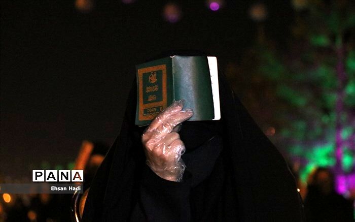 برگزاری آئین  معنوی احیاءشب نوزدهم ماه رمضان در بهاباد