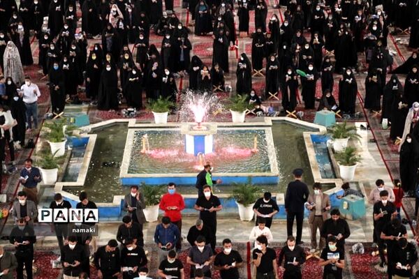 برگزاری شب قدر در حرم حضرت محمد هلال بن علی آران و بیدگل