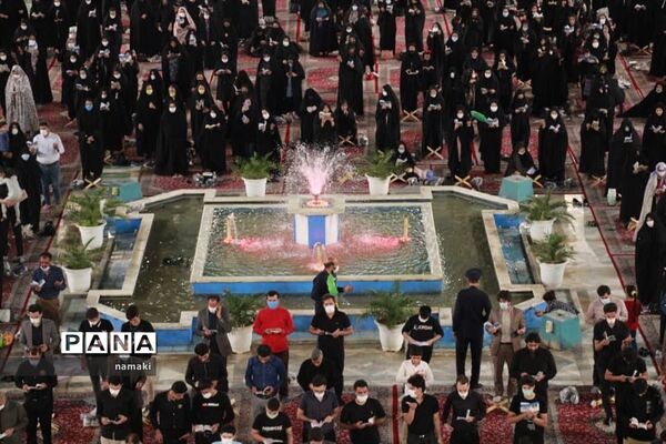 برگزاری شب قدر در حرم حضرت محمد هلال بن علی آران و بیدگل