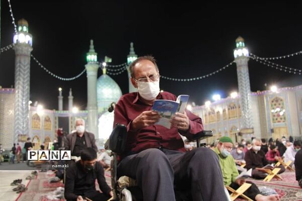 برگزاری شب قدر در حرم حضرت محمد هلال بن علی آران و بیدگل