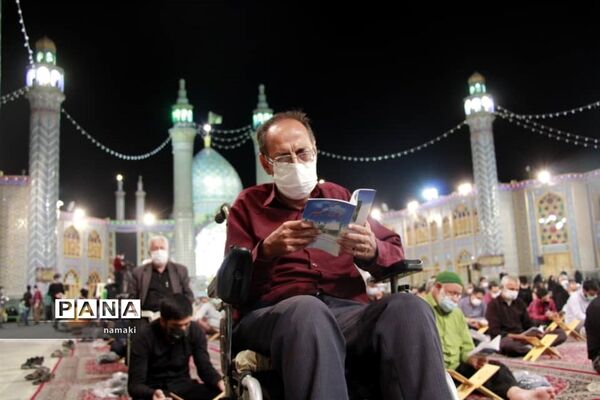 برگزاری شب قدر در حرم حضرت محمد هلال بن علی آران و بیدگل