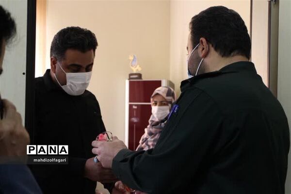 دیدار فرمانده سپاه حضرت عبدالعظیم حسینی (ع) با  مدیر آموزش و پرورش ناحیه دو شهر ری