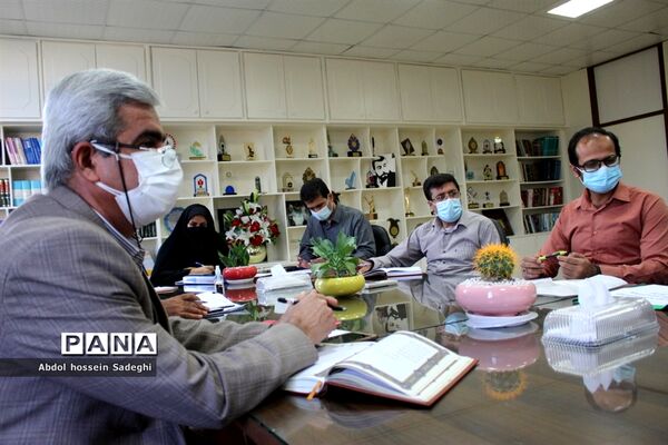 جلسه هفتگی میز شهرستان‌ها و مناطق معاونت پرورشی و فرهنگی آموزش و پرورش استان بوشهر