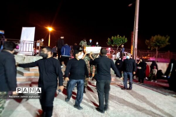 مراسم گرامیداشت شهیدان تازه تفحص شده درشهرستان رباط کریم