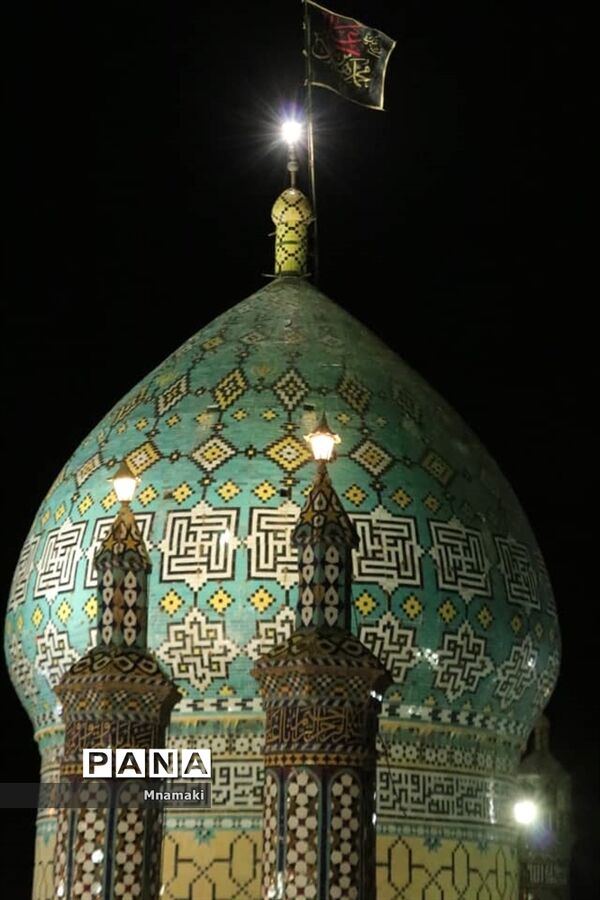 مراسم احیا شب بیست و یکم رمضان در صحن حرم مطهر حضرت محمد هلال بن علی (ع)