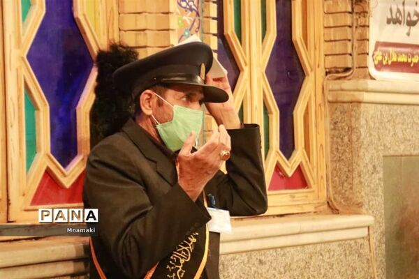 مراسم احیا شب بیست و یکم رمضان در صحن حرم مطهر حضرت محمد هلال بن علی (ع)