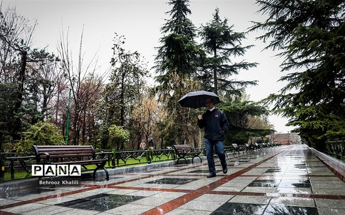 بارش باران در ۲۰ استان کشور؛ دمای هوا کاهش می‌یابد