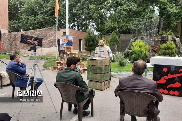 تشییع پیکر شهیدان گمنام در آموزش و پرورش ملارد