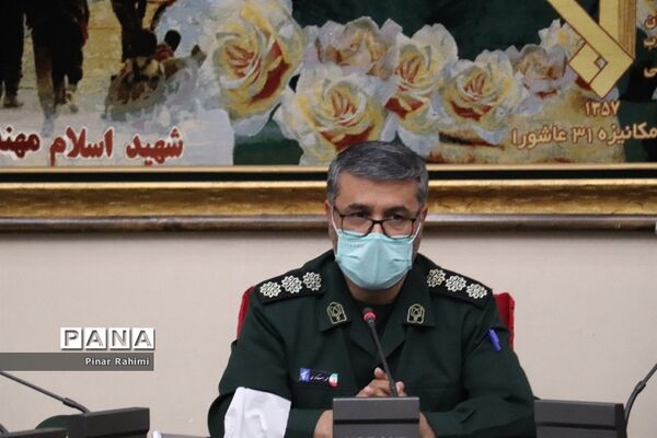 برگزاری نشست خبری مسئول سازمان بسیج سازندگی سپاه عاشورا آذربایجان شرقی