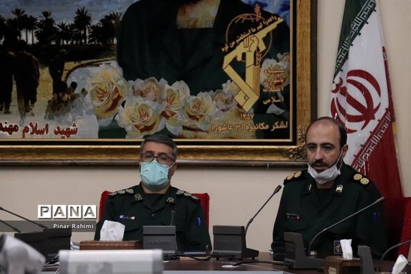 برگزاری نشست خبری مسئول سازمان بسیج سازندگی سپاه عاشورا آذربایجان شرقی