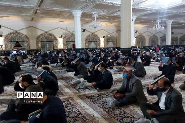 مراسم شب بیست و سوم ماه رمضان در زیارتگاه شهید مدرس کاشمر