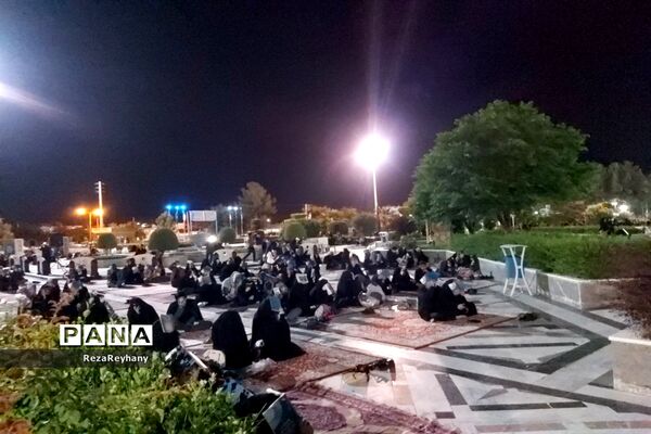 مراسم شب بیست و سوم ماه رمضان در زیارتگاه شهید مدرس کاشمر