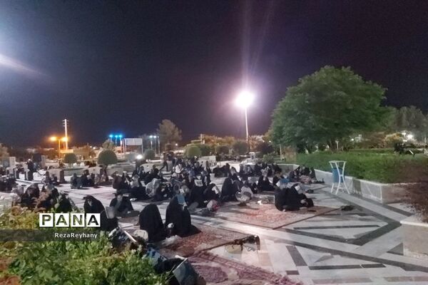 مراسم شب بیست و سوم ماه رمضان در زیارتگاه شهید مدرس کاشمر
