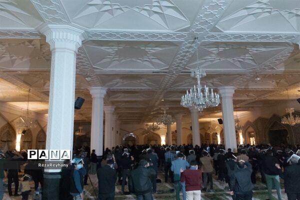 مراسم شب بیست و سوم ماه رمضان در زیارتگاه شهید مدرس کاشمر