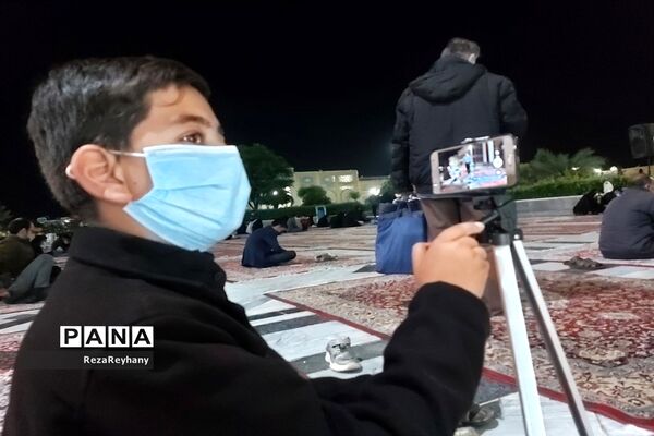 مراسم شب بیست و سوم ماه رمضان در زیارتگاه شهید مدرس کاشمر