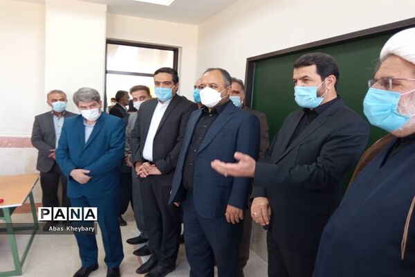 آیین افتتاح مجتمع آموزشی شهید فخری زاده قاین