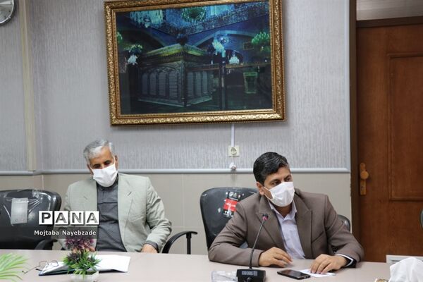 حضور معاون پرورشی و فرهنگی آموزش و پرورش خراسان رضوی و روسای ادارات داخلی این حوزه در ناحیه یک مشهد