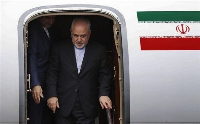 آغاز تور اروپایی وزیر خارجه؛ ظریف وارد مادرید شد