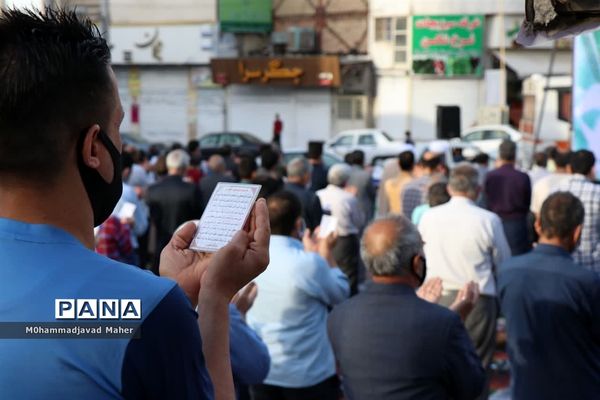 برگزاری نماز عید سعید فطر در فضای باز مصلی شهرستان قدس