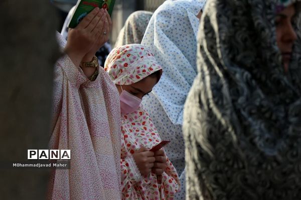 برگزاری نماز عید سعید فطر در فضای باز مصلی شهرستان قدس