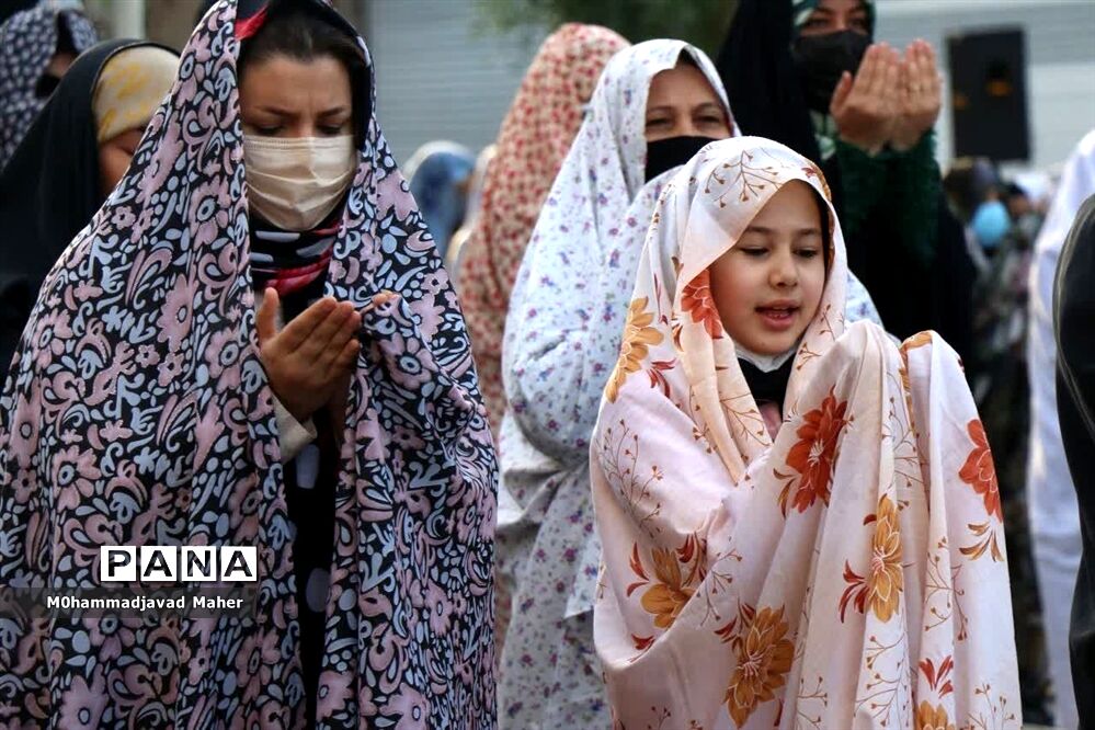 برگزاری نماز عید سعید فطر در فضای باز مصلی شهرستان قدس