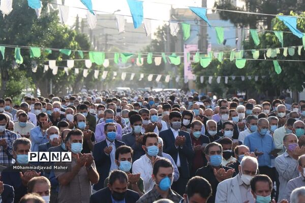 برگزاری نماز عید سعید فطر در فضای باز مصلی شهرستان قدس