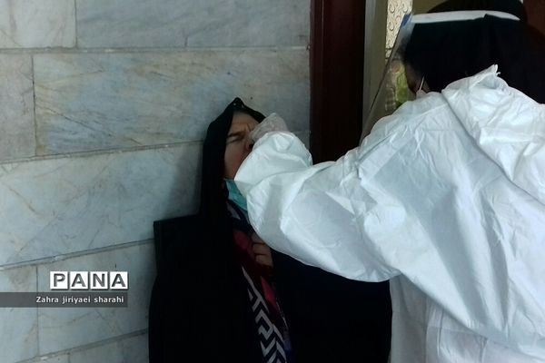 انجام  رایگان تست کرونا برای اهالی خاورشهر