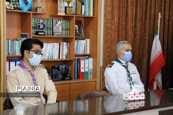 حضور مدیرکل آموزش و پرورش استان درسازمان دانش آموزی در سالروز تاسیس سازمان دانش آموزی