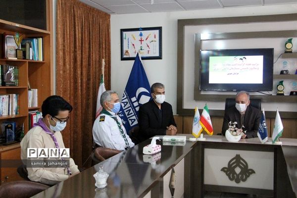 حضور مدیرکل آموزش و پرورش استان درسازمان دانش آموزی در سالروز تاسیس سازمان دانش آموزی