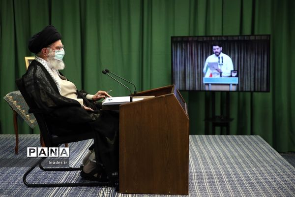 نشست تصویری تشکل‌های دانشجویی با رهبر معظم انقلاب اسلامی