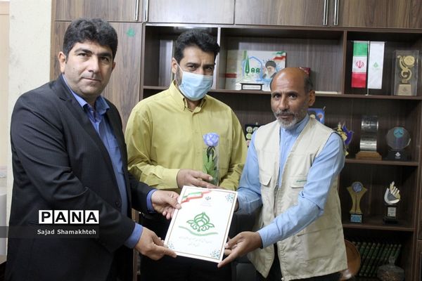 آیین تجلیل از پیشکسوتان و اعضای حوزه ستادی سازمان دانش آموزی خوزستان