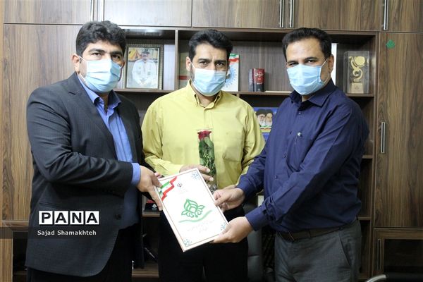 آیین تجلیل از پیشکسوتان و اعضای حوزه ستادی سازمان دانش آموزی خوزستان