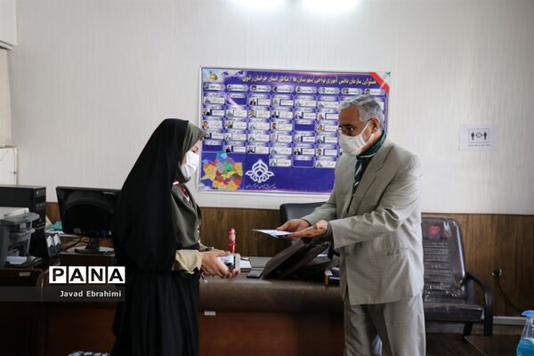 حضور پیشتازان در سازمان دانش آموزی خراسان رضوی  و تبریک سالروز تاسیس