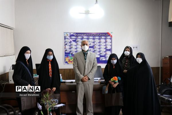 حضور پیشتازان در سازمان دانش آموزی خراسان رضوی  و تبریک سالروز تاسیس