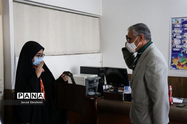 حضور پیشتازان در سازمان دانش آموزی خراسان رضوی  و تبریک سالروز تاسیس