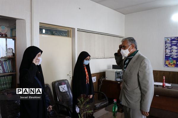 حضور پیشتازان در سازمان دانش آموزی خراسان رضوی  و تبریک سالروز تاسیس