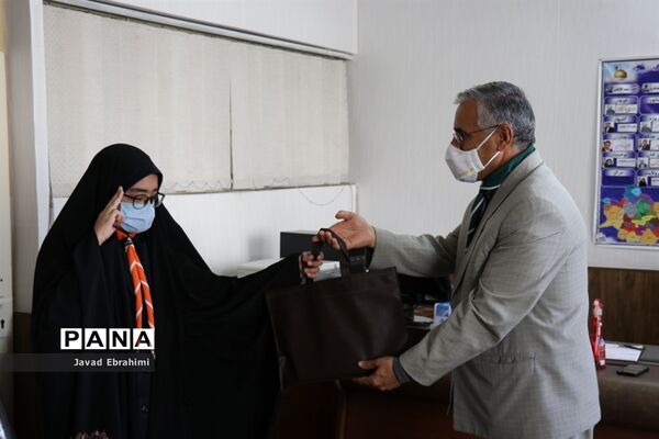 حضور پیشتازان در سازمان دانش آموزی خراسان رضوی  و تبریک سالروز تاسیس