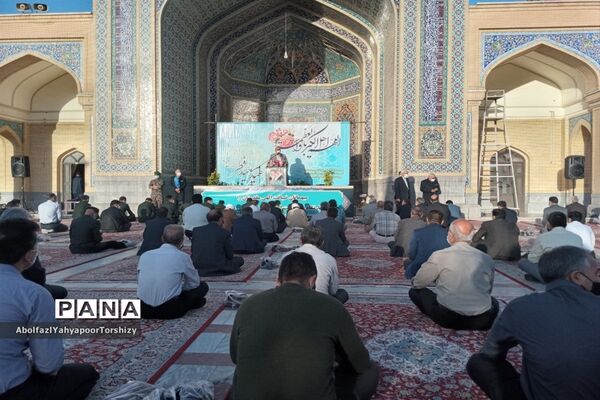 برگزاری مراسم نماز عید سعید فطردر زیارتگاه شهید مدرس کاشمر