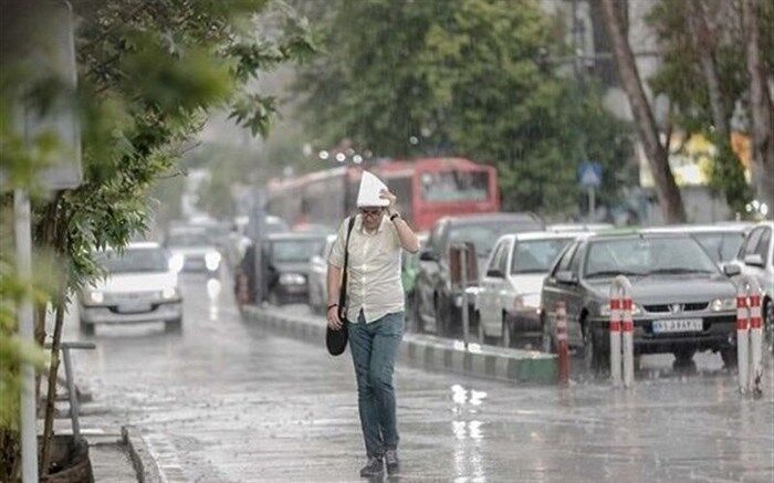 رگبار باران در ۱۲ استان