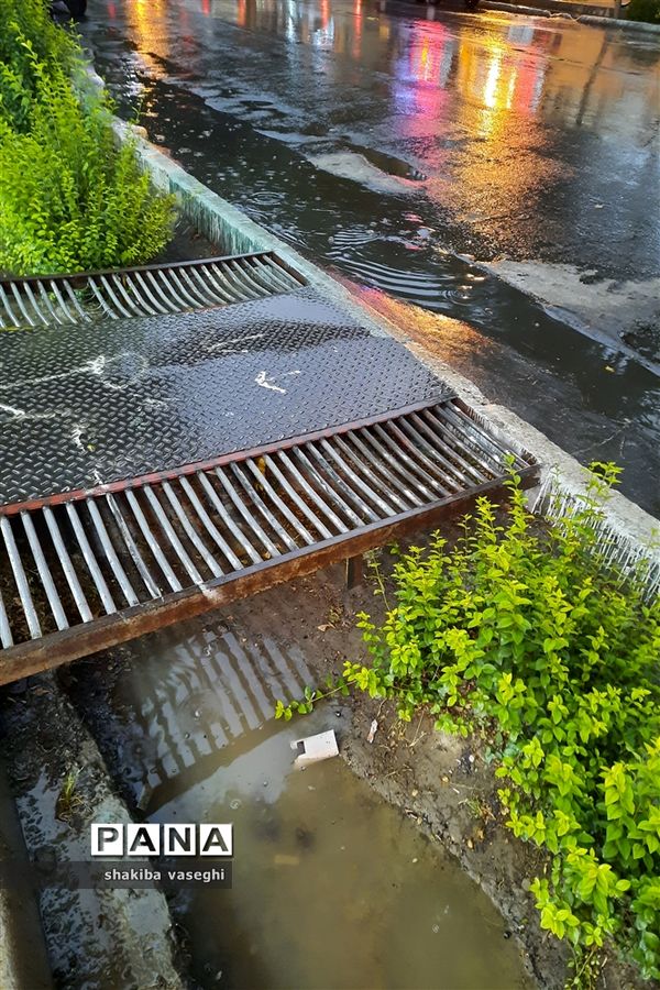 بارش باران بهاری در اصفهان