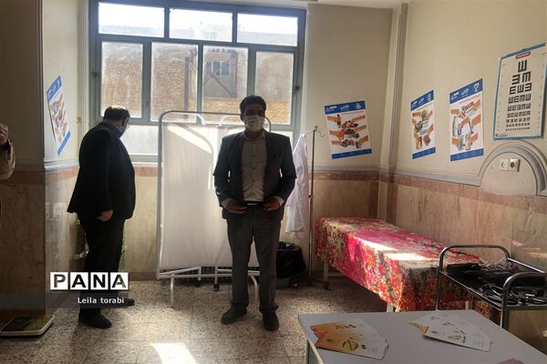 افتتاح اتاق بهداشت آموزشگاه علوی در ورامین