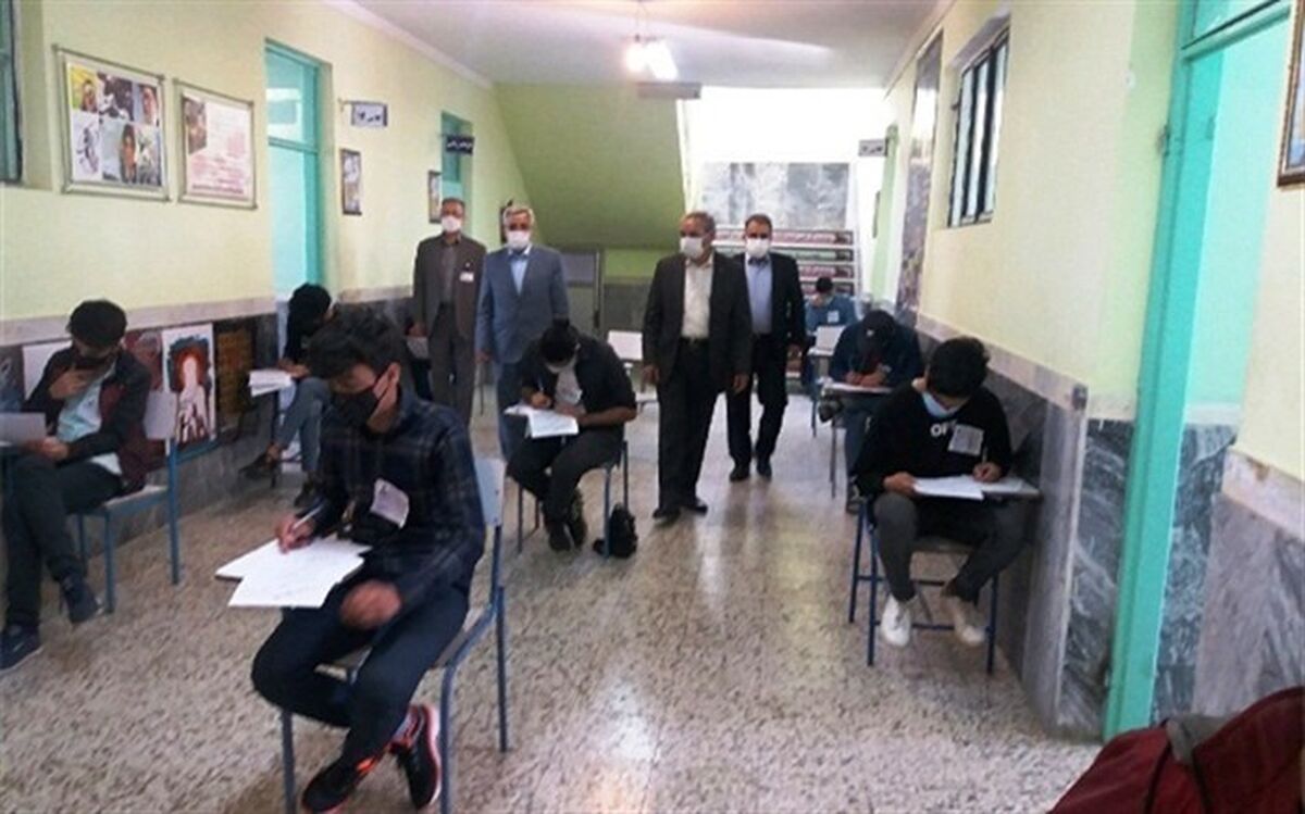 بازدید مدیرکل آموزش و پرورش اردبیل از حوزه های امتحانی پایه های نهم و دوازدهم ناحیه ی 2 اردبیل