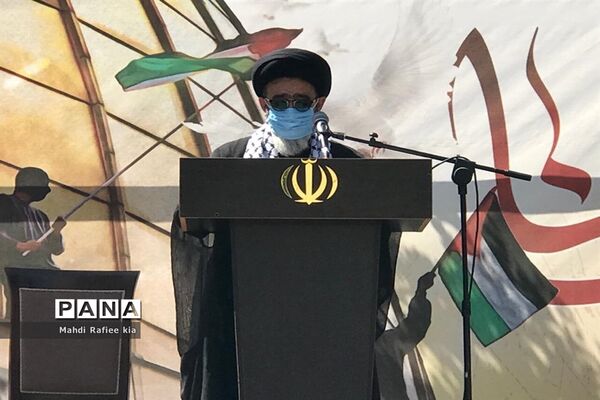 تجمع مردمی حمایت از فلسطین در آذربایجان شرقی