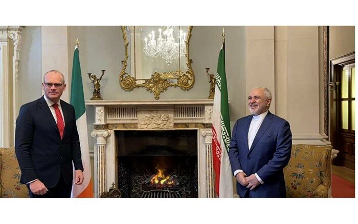 ظریف از تمهیدات ایرلند در بازگشایی سفارت و اعزام سفیر استقبال کرد
