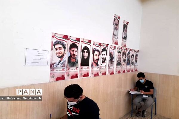 بازدید مدیر آموزش و پرورش منطقه 16 از حوزه امتحانات نهایی 1400منطقه