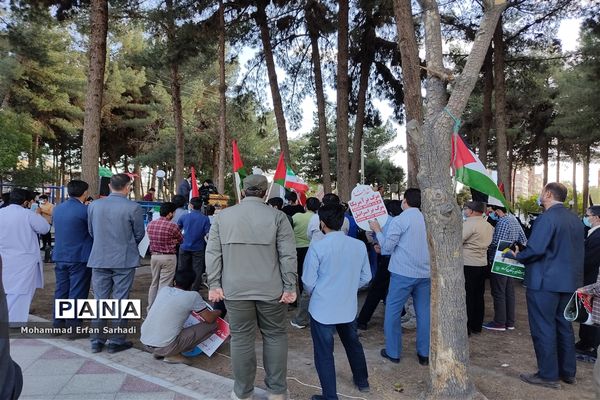 حمایت دانش‌آموزان سیستان و بلوچستان از مردم مظلوم فلسطین