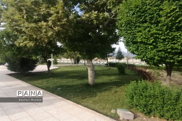 خلوت شدن بلوار سید مرتضی  کاشمر در  اوضاع کرونا