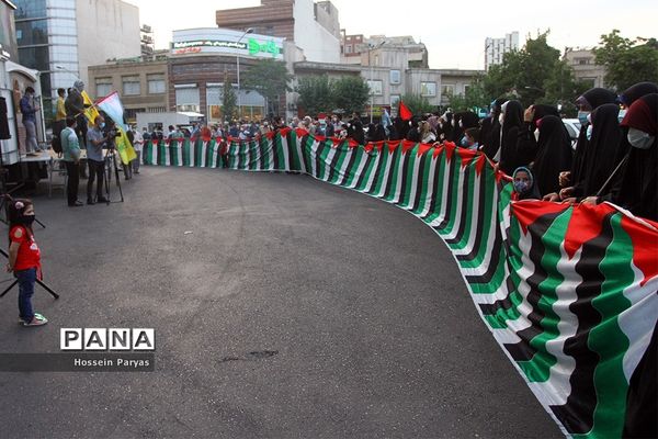 جشن پیروزی جبهه مقاومت فلسطین